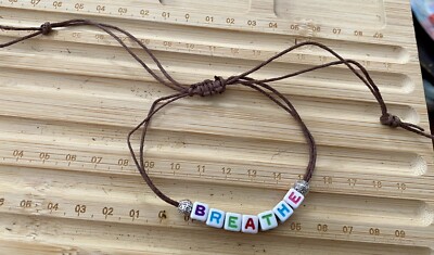 Unique, One Of A Kind Letter Friendship Bracelet, Custom Made, Adjustable Strap