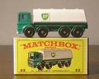 Matchbox Lesney No. 32 BPW Leyland BP Fuel Tanker Truck w/ Box