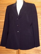 Kasper Navy Blue Professional Lined Blazer/Jacket Size 6 CL123