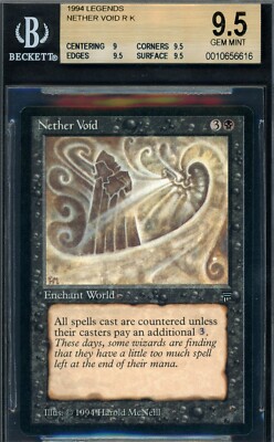 MTG Graded Magic | Legends - NETHER VOID | BGS 9.5 Gem Mint | CGC