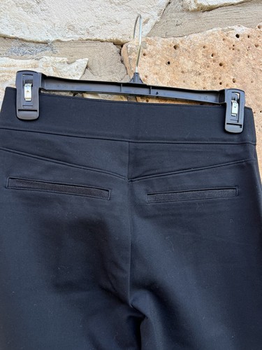Spanx High Rise Flare Trouser Pull On Ponte Pants Black Small - Picture 4 of 6