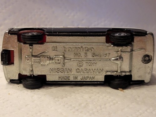 Vintage Tomica TOMY Made in Japan No. 3 S=1/67 Nissan Caravan Police Patrol Car - Picture 5 of 10
