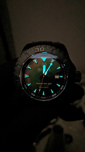 Deep Blue Swiss ETA 2824-2 automatic dive watch MOP dial 500m 49mm sapphire +21 - Picture 14 of 22