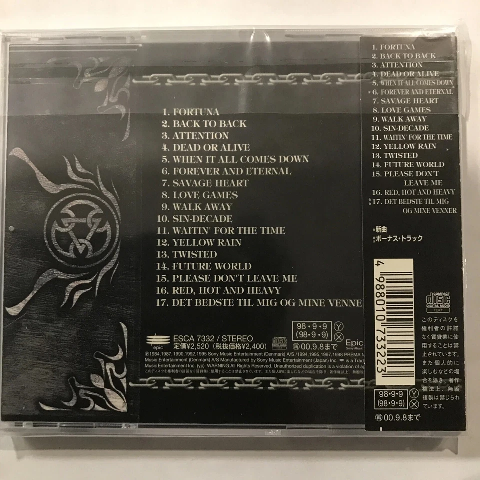 PRETTY MAIDS The Best Of...Back To Back 1998 CD ROCK GREATEST HITS JAP PRS OBI - Image 2 of 3