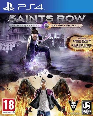 Saints Row IV 4 RE-ELECTED & GAT Out Hell - Playstation 4 (PS4) Brand New Sealed