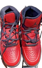 Nike Air Jordan Retro Red Thunder Toddler Shoes Size  9C Great Condition!