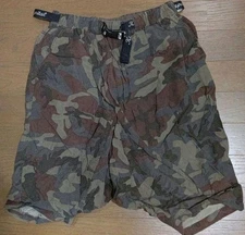 KAPITAL CAMOUFLAGE SAROUEL SHORTS  Size S Used