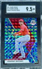 2021 Panini Mosaic Shohei Ohtani Choice PEACOCK PRIZM SSP 