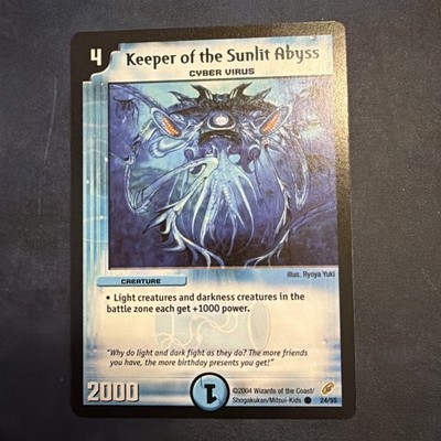 Duel Masters DM 04 24/55 NM Englisch - Keeper Of The Sunlit Abyss