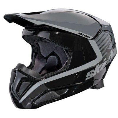 Ski-Doo Pyra X-Team Edition Snow Helmet Lightweight Hi-Max Vent Charcoal Grey