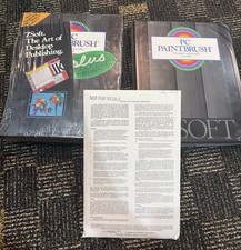 PC Paintbrush The Graphic Design Studio On A Disk Z-Soft