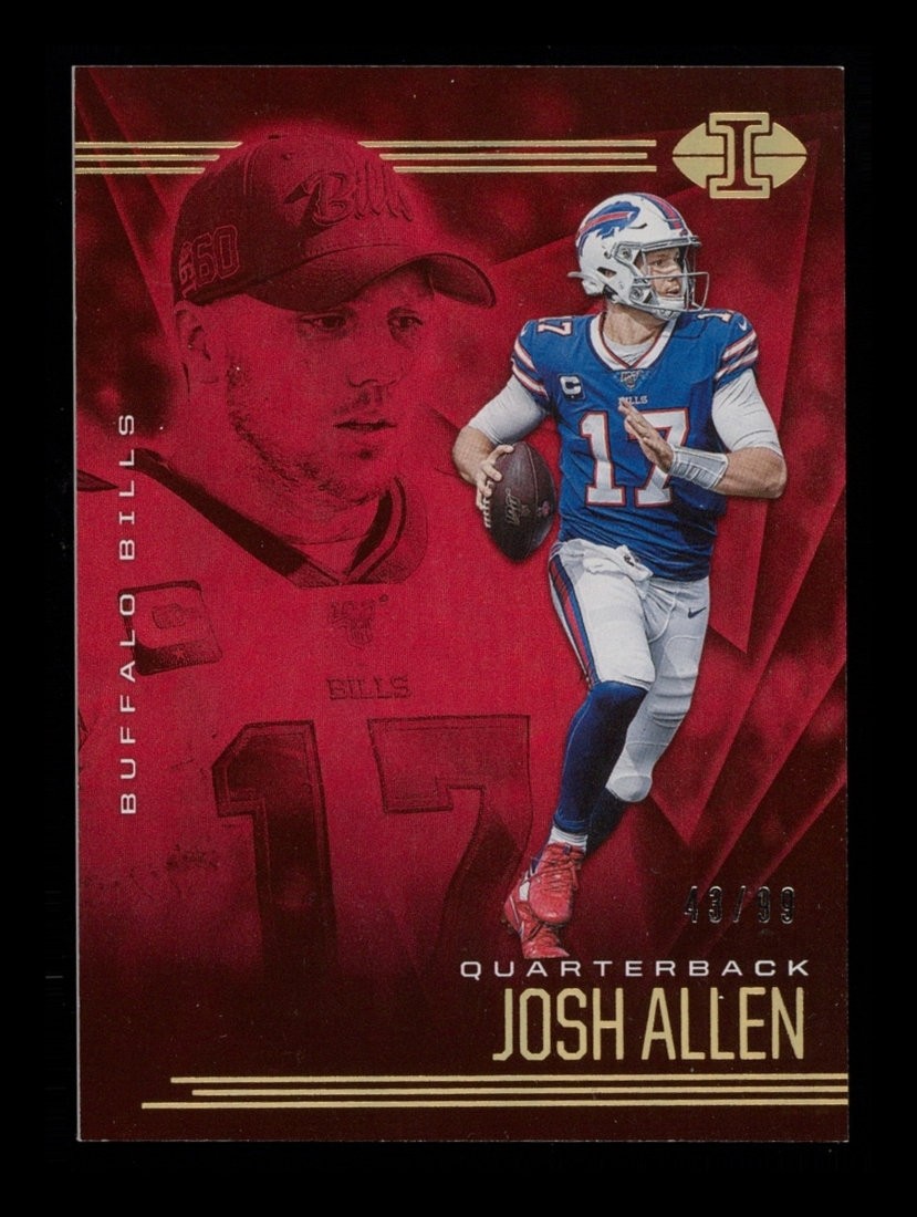 2020 Illusions: # 52 Josh Allen Red /99 NM-MT OR BETTER