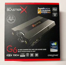 New Creative Labs Sound BlasterX G6 Gaming Sound Card