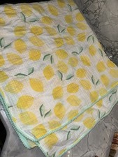 Cloud Island Lemons Cotton Muslin Swaddle Baby Blanket Lovey Green Target 2021