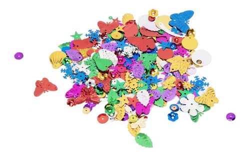 CousinDIY Crystal Sequins 1oz-Floral Shapes 40003014 - 第 3/5 張圖片