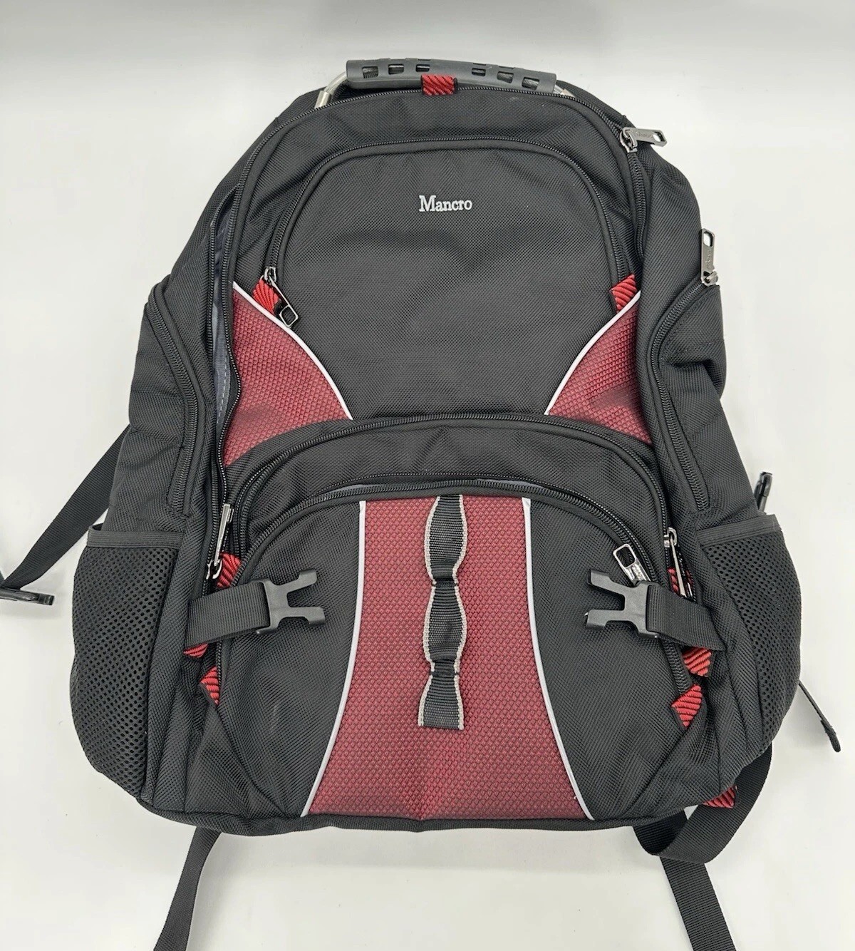 Mancro Business Water Resistant Polyester Laptop 17in Backpack With USB Charging