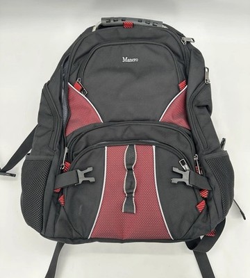 Mancro Business Water Resistant Polyester Laptop 17in Backpack With USB Charging