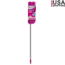 Microfiber Flip Mop Dry Wet Use 2in1 Dust Mop 360° Rotating Lightweight Washable