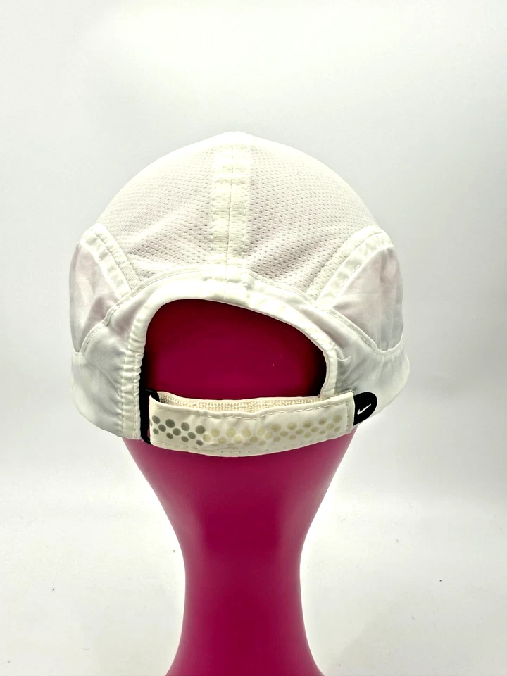 Vintage Nike Dri Fit Featherlight Tailwind 7 Panel Running Hat Cap Swoosh Strap - Image 3 of 4