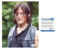 Norman Reedus "The Walking Dead" AUTOGRAPH Signed Daryl Dixon 8x10 Photo D ACOA