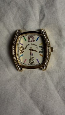 Dooney & Bourke Ladies Watch Head Gold Tone Crystal Tonneau  display picture 2