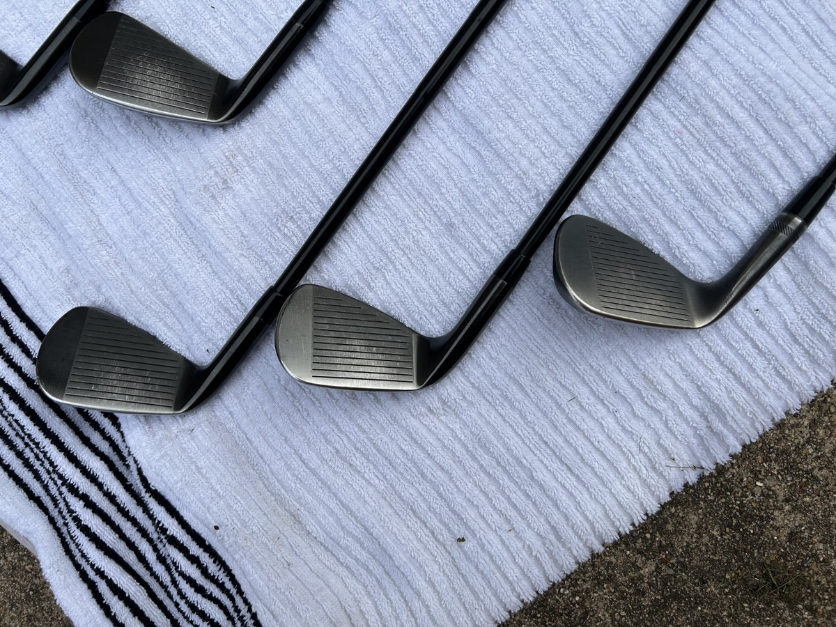 2021 Titleist t100 Black Irons, 5-PW Extra Stiff +1 Inch Length | eBay