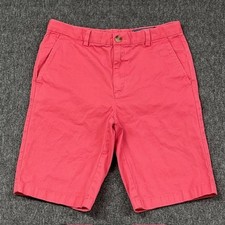 Vineyard Vines Shorts Boys 16 Pink Chino Flat Front Cotton Stretch Casual