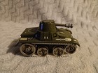 Old  Tin Windup D.R.G.M. Gama  Tank 5 1/4" Long Working West Germany 1940/50s