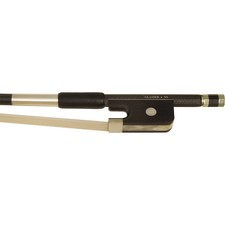Glasser Braided Carbon Fibre Bass Bow German, Round 3/4 Size