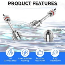 Float Switch Stainless Steel Construction 304 for Reliable Level Monitoring