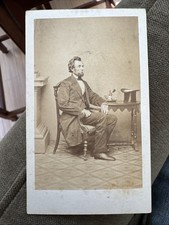 Rare Old President Abraham Lincoln 1860s CDV Photo