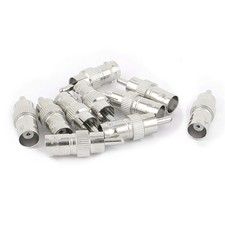 10Pack BNC Female Jack to RCA Male F/M RF Coaxial Cable Adapter Connectors