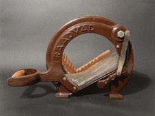 VINTAGE ICONICA AFFETTA TAGLIA PANE RAADVAD DESIGNER OVE LARSEN ANNI '70 #2778