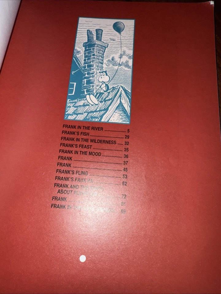 Frank por Jim Woodring Vol. 1 Primera Edición 1994 Libros Fantagraphics ENVÍO GRATIS Foto 4 de 4