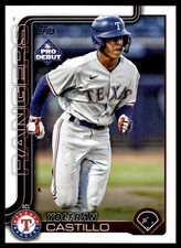 2025 Topps Pro Debut Yolfran Castillo #PD-51 ACL Rangers Baseball Card