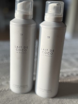 Lait de Coco La Mousse Whipped Body Moisturizer 708 Coconut Vanilla Lot of 2 New