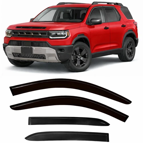 Tape On Window Visors Deflectors Rain Guards for Honda Passport 2026-2027