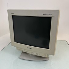 Sony Trinitron Multiscan CPD 100 ES 15" Vintage Pc Monitor CRT display 1997
