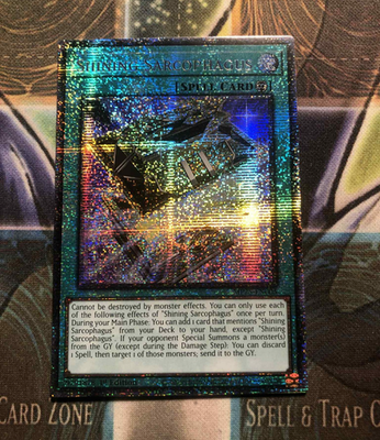 *** SHINING SARCOPHAGUS *** 1ST EDITION STARLIGHT RARE MP25-EN005 YUGIOH!