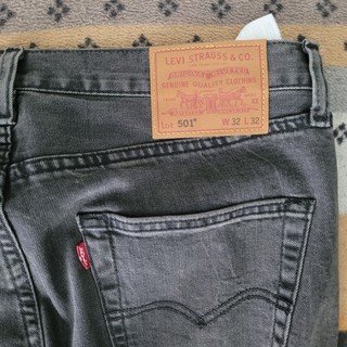 Levis 501 Jeans Herren W32 L32 Dunkelgrau Straight Fit 501 3059