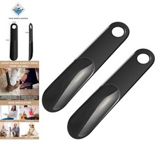 Metal Shoehorn 2 Pack 7.5" Long Shoe Horn Travel Shoe Horn for Kids Men  Women