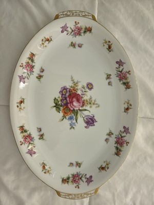 Harmony House Dresdania Fine China Oval Platter 14inch Oval.