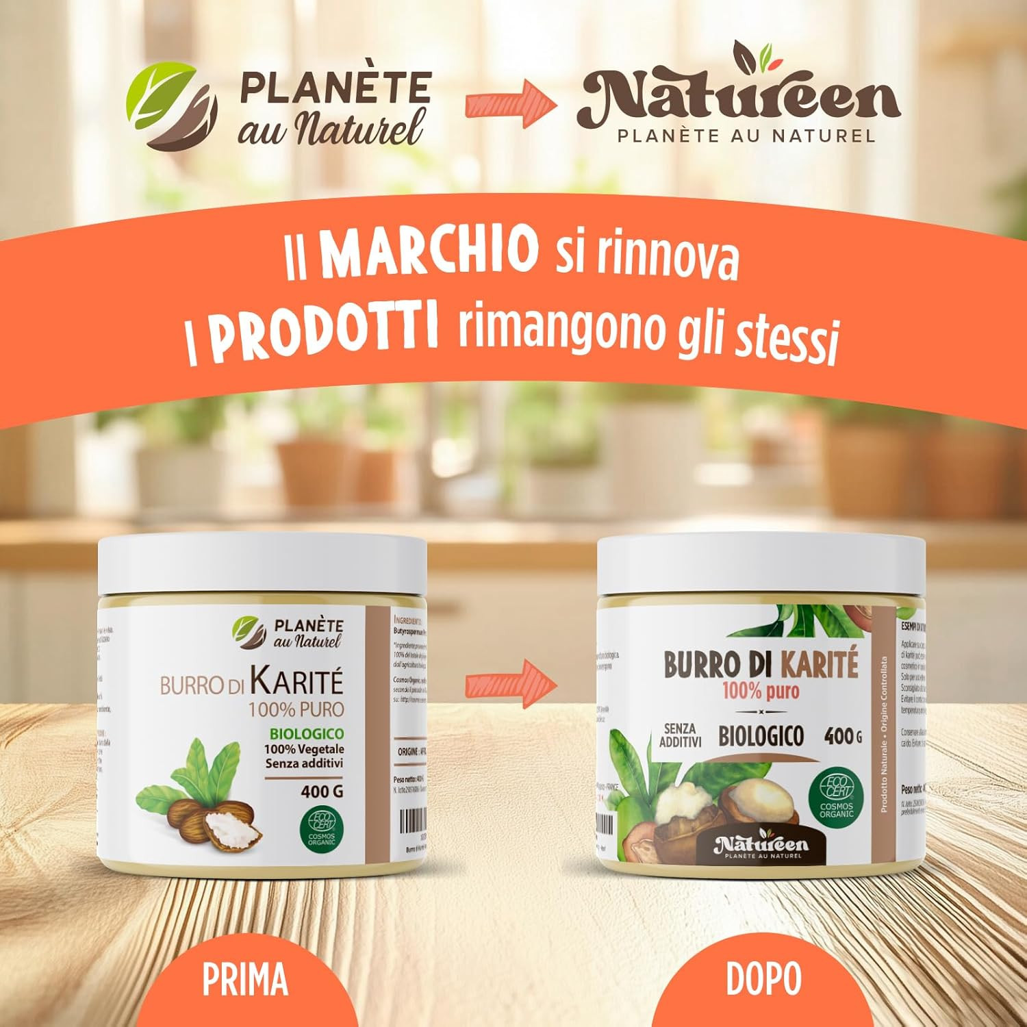 Burro Di Karité Biologico - 400G - 100% Puro E Non Raffinato - Naturale E 100% V - 4