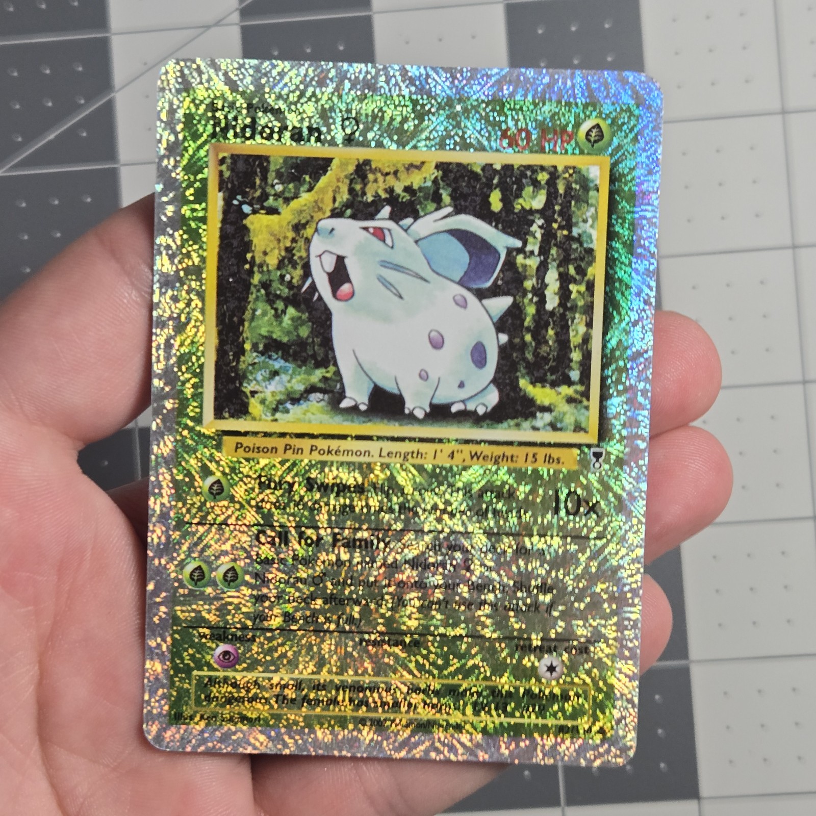 Nidoran Legendary Collection Reverse Holo Pokemon Card 82/110 HP