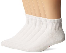 Wigwam Super 60 Quarter 6 Pack S9014 Sock X-Large White