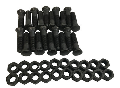 ESCO 1 x4 Grade 8 Box Plow Bolt W/ NUT Plain Finish P/N 4171195 lot of 20