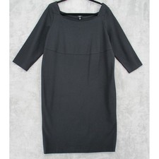 Talbots Dress 14W Ponte Knit Sheath Career Classic Stretch Minimalist Stretch