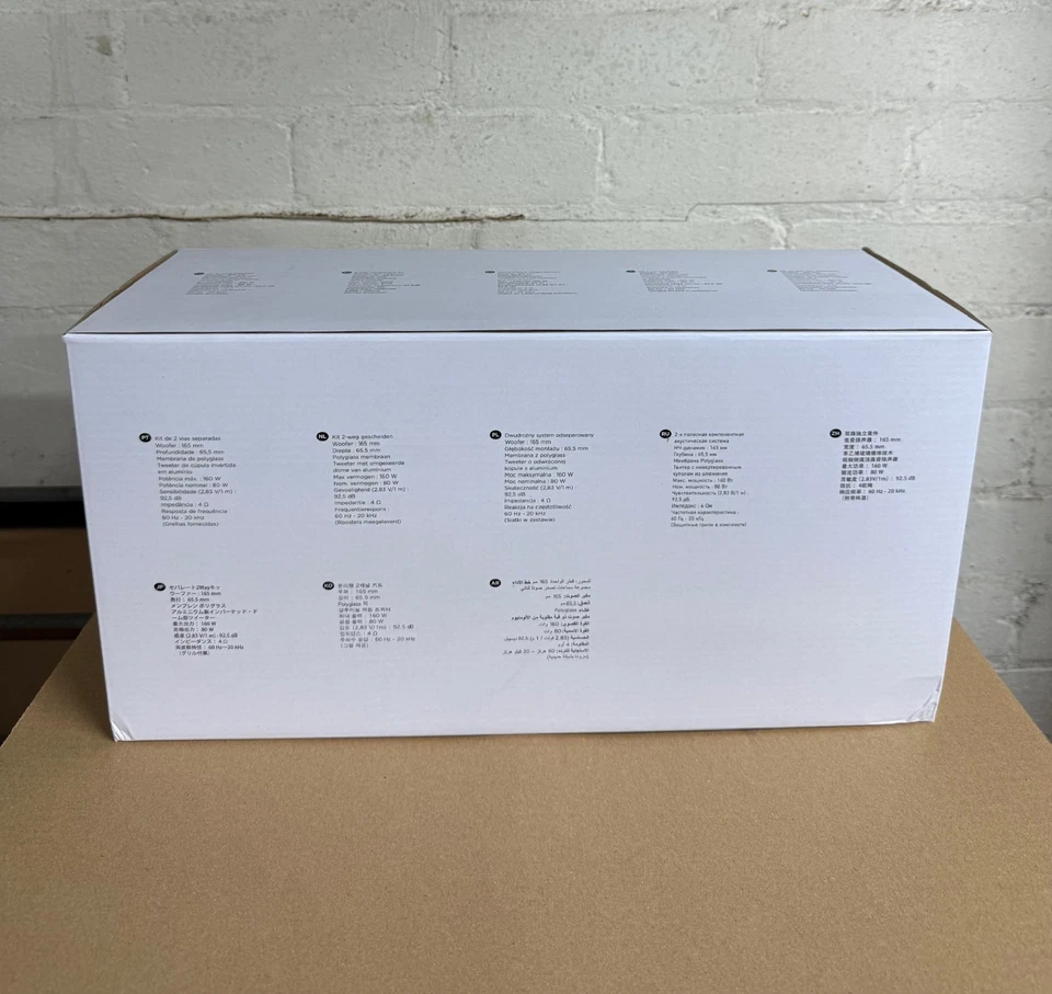 FOCAL 2-WAY 6.5" 16.5cm CAR DOOR COMPONENT SPEAKERS PS165V1 POLYGLASS NEW - Image 3 of 3