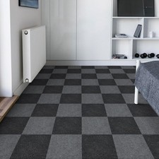 Carpet Tile, 20pcs Carpet Tiles 50x50cm Heavy Duty Flooring Rugs for Office Home