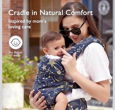 Momcozy Baby Carrier - Ergonomic, Cozy and Lightweight Carrier for 7-44lbs,